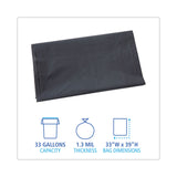 Boardwalk® Linear Low Density Industrial Can Liners, 33 gal, 1.3 mil, 33 x 39, Gray, 100/Carton (BWKG3339G) Case of 100