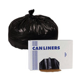 Boardwalk® Linear Low Density Industrial Can Liners, 56 gal, 1.7 mil, 43 x 47, Black, 100/Carton (BWKG4347HBL) Case of 100