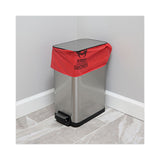 Boardwalk® Linear Low Density Health Care Trash Can Liners, 16 gal, 1.3 mil, 24 x 32, Red, 250/Carton (BWKIW2432R) Case of 250