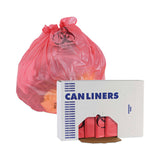 Boardwalk® Linear Low Density Health Care Trash Can Liners, 45 gal, 1.3 mil, 40 x 46, Red, 100/Carton (BWKIW4046R) Case of 100
