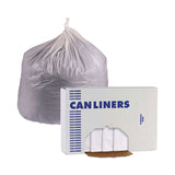 Boardwalk® Linear Low Density Industrial Can Liners, 30 gal, 0.7 mil, 30 x 36, White, 200/Carton (BWKVW3036X) Case of 200
