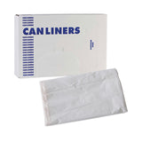 Boardwalk® Linear Low Density Industrial Can Liners, 30 gal, 0.7 mil, 30 x 36, White, 200/Carton (BWKVW3036X) Case of 200