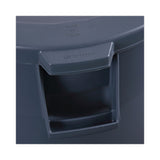 Boardwalk® Lids for 44 gal Waste Receptacles, Flat-Top, Round, Plastic Gray (BWK44GLWRLIDGRA) Each