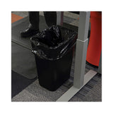 Boardwalk® Low-Density Waste Can Liners, 16 gal, 1 mil, 24 x 32, Black, 10 Bags/Roll, 15 Rolls/Carton (BWK510) Case of 150