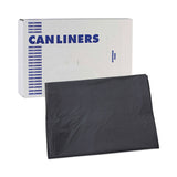 Boardwalk® Linear Low Density Industrial Can Liners, 60 gal, 1.1 mil, 38 x 58, Gray, 100/Carton (BWK3858GREY) Case of 100