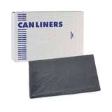 Boardwalk® Linear Low Density Industrial Can Liners, 45 gal, 1.1 mil, 40 x 46, Gray, 100/Carton (BWK4046GREY) Case of 100