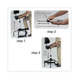 Safco® Task Master Economy Industrial Chair, Supports Up to 250 lb, 17" to 35" Seat Height, Black (SAF5117) Each