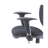 Safco® Metro Collection Extended-Height Chair, Supports Up to 250 lb, 23" to 33" Seat Height, Black Seat/Back, Chrome Base (SAF3442BL) Each