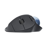 Logitech® Ergo M575 Trackball, 32.8 ft Wireless Range, Right Hand Use, Graphite (LOG910006197) Each