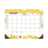 House of Doolittle™ Recycled Honeycomb Desk Pad Calendar, Honeycomb Artwork, 18.5 x 13, White/Multicolor Sheets, 12-Month (Jan to Dec): 2026 (HOD1566) Each