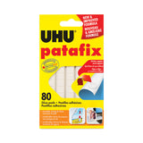UHU® Tac Adhesive Putty, Removable and Reusable, 2.1 oz, 80/Pack (STD9U33820) Pack of 80