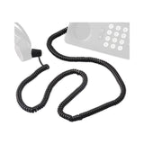 Softalk® Twisstop Detangler with Coiled, 25-Foot Phone Cord, Black (SOF03201) Each