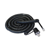 Softalk® Twisstop Detangler with Coiled, 25-Foot Phone Cord, Black (SOF03201) Each