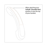 Softalk® Standard Telephone Shoulder Rest, 2.63 x 7.5 x 2.25, Ivory (SOF105M) Each