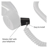 Softalk® Twisstop Rotating Phone Cord Detangler, Black (SOF1501) Each
