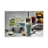 Pactiv Evergreen EarthChoice Compostable Paper Cup, 12 oz, Teal, 1,000/Carton (PCTDPHC12EC) Case of 1,000