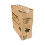 Pactiv Evergreen Newspring VERSAtainer Microwavable Containers, 24 oz, 7" Diameter, Black/Clear, Plastic, 150/Carton (PCTNC723B) Case of 150