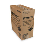 Pactiv Evergreen Newspring VERSAtainer Microwavable Containers, 38 oz, 6 x 8.5 x 2, Black/Clear, Plastic, 150/Carton (PCTNC888B) Case of 150