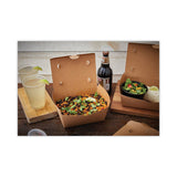 Pactiv Evergreen EarthChoice OneBox Paper Box, 66 oz, 6.5 x 4.5 x 3.25, Kraft, 160/Carton (PCTNOB03KEC) Case of 160