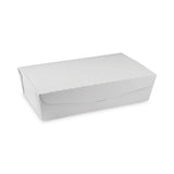Pactiv Evergreen EarthChoice OneBox Paper Box, 77 oz, 9 x 4.85 x 2.7, White, 162/Carton (PCTNOB04SW) Case of 162