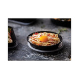 Pactiv Evergreen EarthChoice Versa2Go Microwaveable Container, 22 oz, 6.8 x 6.8 x 1.8, Black/Clear, Plastic, 150/Carton (PCTNV2GRN237B)