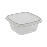 Pactiv Evergreen EarthChoice Square Recycled Bowl, 16 oz, 5 x 5 x 1.75, Clear, Plastic, 504/Carton (PCTSAC0516) Case of 504