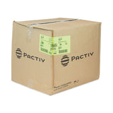 Pactiv Evergreen EarthChoice Square Recycled Bowl Flat Lid, 7.38 x 7.38 x 0.26, Clear, Plastic, 300/Carton (PCTSACLF07) Case of 300