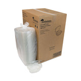 Pactiv Evergreen EarthChoice Recycled PET Hinged Container, 24 oz, 7.38 x 5.88 x 2.38, Clear, Plastic, 280/Carton (PCTYCA910240000) Case of 280