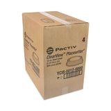 Pactiv Evergreen ClearView Dome-Style Lid with Tabs, Fluted, 8.88 x 8.88 x 0.75, Clear, Plastic, 504/Carton (PCTYCI800120000) Case of 504
