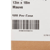 McKesson Procedure Towel 13 W X 18 L Inch Mauve NonSterile (189118_CS) 500/CS