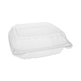 Pactiv Evergreen SENSATION SmartLock Hinged Lid Container, 8.34 x 8.24 x 3.05, Clear, Plastic, 200/Carton (PCTYCI821200000) Case of 200