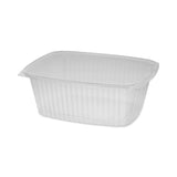 Pactiv Evergreen Showcase Deli Container, Base Only, 1-Compartment, 64 oz, 9 x 7.4 x 4, Clear, Plastic, 220/Carton (PCTYCI850640000) Case of 220