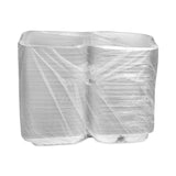 Pactiv Evergreen EarthChoice SmartLock Microwavable MFPP Hinged Lid Container, 3-Compartment, 8.31 x 8.35 x 3.1, White, Plastic, 200/Carton (PCTYCN808030000) Case Of 200