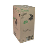 Pactiv Evergreen EarthChoice SmartLock Microwavable MFPP Hinged Lid Container, 5.75 x 5.95 x 3.1, Black, Plastic, 400/Carton (PCTYCNB06000000) Case of 400