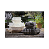 Pactiv Evergreen EarthChoice SmartLock Microwavable MFPP Hinged Lid Container, 5.75 x 5.95 x 3.1, Black, Plastic, 400/Carton (PCTYCNB06000000) Case of 400