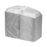 Pactiv Evergreen EarthChoice Vented Microwavable MFPP Hinged Lid Container, 3-Compartment, 8.5 x 8.5 x 3.1, White, Plastic, 146/Carton (PCTYCNW0853) Case of 146