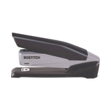 Bostitch® InPower Spring-Powered Desktop Stapler with Antimicrobial Protection, 20-Sheet Capacity, Black/Gray (ACI1100) Each