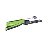 Bostitch® InPower Spring-Powered Desktop Stapler with Antimicrobial Protection, 20-Sheet Capacity, Green/Black (ACI1123) Each
