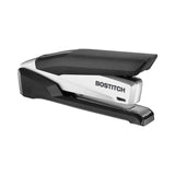 Bostitch® InPower Spring-Powered Desktop Stapler with Antimicrobial Protection, 28-Sheet Capacity, Black/Silver (ACI1110) Each