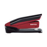 Bostitch® InPower Spring-Powered Desktop Stapler with Antimicrobial Protection, 20-Sheet Capacity, Red/Black (ACI1124) Each
