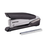 Bostitch® EcoStapler Spring-Powered Desktop Stapler with Antimicrobial Protection, 20-Sheet Capacity, Gray/Black (ACI1710) Each