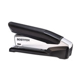 Bostitch® InPower Spring-Powered Desktop Stapler with Antimicrobial Protection, 28-Sheet Capacity, Black/Silver (ACI1110) Each