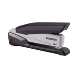 Bostitch® EcoStapler Spring-Powered Desktop Stapler with Antimicrobial Protection, 20-Sheet Capacity, Gray/Black (ACI1710) Each