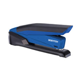 Bostitch® InPower Spring-Powered Desktop Stapler with Antimicrobial Protection, 20-Sheet Capacity, Blue/Black (ACI1122) Each