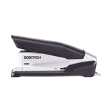 Bostitch® InPower Spring-Powered Desktop Stapler with Antimicrobial Protection, 28-Sheet Capacity, Black/Silver (ACI1110) Each