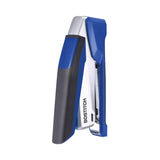 Bostitch® InPower Spring-Powered Desktop Stapler with Antimicrobial Protection, 28-Sheet Capacity, Blue/Silver (ACI1118) Each