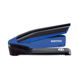 Bostitch® InPower Spring-Powered Desktop Stapler with Antimicrobial Protection, 20-Sheet Capacity, Blue/Black (ACI1122) Each