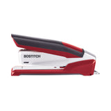 Bostitch® InPower Spring-Powered Desktop Stapler with Antimicrobial Protection, 28-Sheet Capacity, Red/Silver (ACI1117) Each