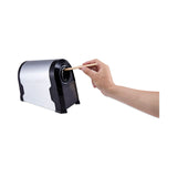 Bostitch® Super Pro Glow Commercial Electric Pencil Sharpener, AC-Powered, 6.13 x 10.63 x 9, Black/Silver (BOSEPS14HC) Each