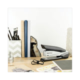 Bostitch® InPower Spring-Powered Desktop Stapler with Antimicrobial Protection, 20-Sheet Capacity, Black/Gray (ACI1100) Each